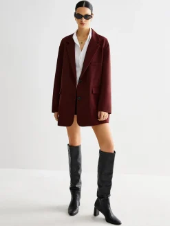 COMMENSE Tie Back Shift Blazer* Outerwear|Blazers