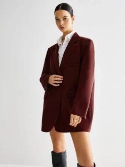 COMMENSE Tie Back Shift Blazer* Outerwear|Blazers