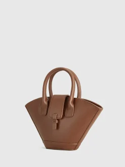 COMMENSE Top Handle Basket Bag* Bags|Accessories