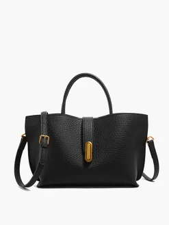 COMMENSE Top Handle Textured Shoulder Bag* Bags|Accessories