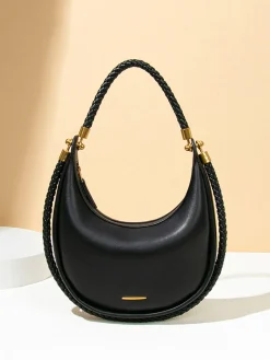 COMMENSE Top Woven-Handle Crescent Bag* Accessories
