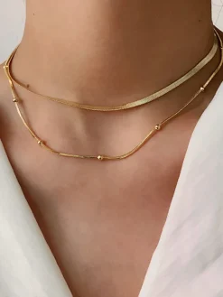 COMMENSE Tranquility Double Layers Necklace* Necklaces|Accessories