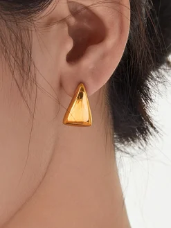 COMMENSE Triangle Stud Drop Earrings* Earrings|Accessories