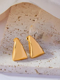 COMMENSE Triangle Stud Drop Earrings* Earrings|Accessories