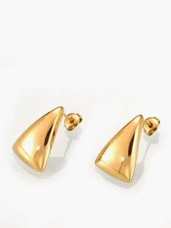 COMMENSE Triangle Stud Drop Earrings* Earrings|Accessories