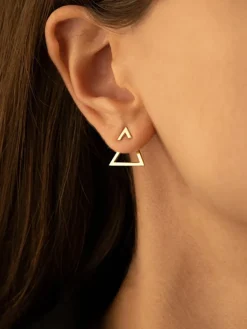 COMMENSE Triangle Stud Earrings* Earrings|Accessories