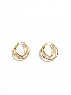 COMMENSE Triple Layered en Hoop Earrings* Earrings|Accessories