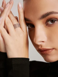 COMMENSE Tunnel Metal Lace Open Ring* Rings & Bracelets|Accessories