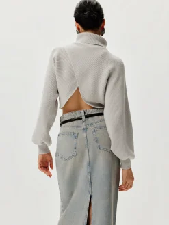COMMENSE Turtleneck Batwing Sleeve Sweater* Sweater Tops|Sweaters & Cardigans