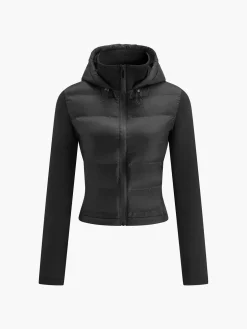 COMMENSE Turtleneck Hooded Slim Winter Coat* Outerwear|Coats