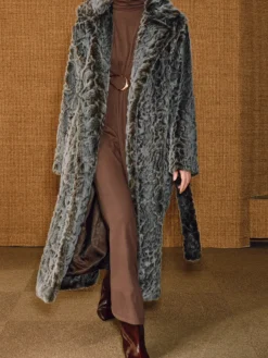 COMMENSE Turtleneck Knotted Pleated Long Dress* Cocktail & Party Dresses|Long Dresses