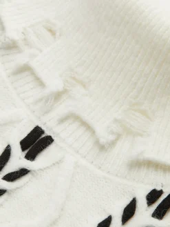 COMMENSE Turtleneck Raw Hem Twist Sweater* Sweater Tops|Sweaters & Cardigans