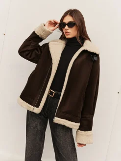 COMMENSE Turtleneck Zipper Fleece Jacket* Outerwear|Jackets