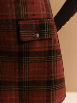 COMMENSE Tweed Checked Mini Skirt* Skirts|Bottoms