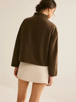 COMMENSE Tweed Double Zip Coat* Outerwear|Coats