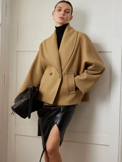 COMMENSE Tweed Pockets Loose Coat* Outerwear|Coats