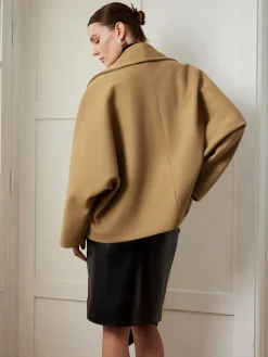 COMMENSE Tweed Pockets Loose Coat* Outerwear|Coats