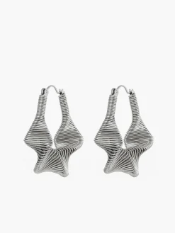 COMMENSE Twist Wave Pendant Earrings* Earrings|Accessories