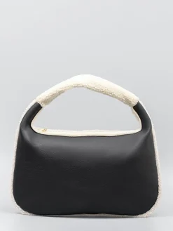 COMMENSE Two Tone Fleece Zipper Armpit Bag* Bags|Accessories