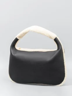 COMMENSE Two Tone Fleece Zipper Armpit Bag* Bags|Accessories