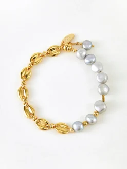 COMMENSE Two Tone Magnetic Bracelet* Rings & Bracelets|Accessories
