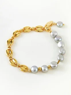 COMMENSE Two Tone Magnetic Bracelet* Rings & Bracelets|Accessories