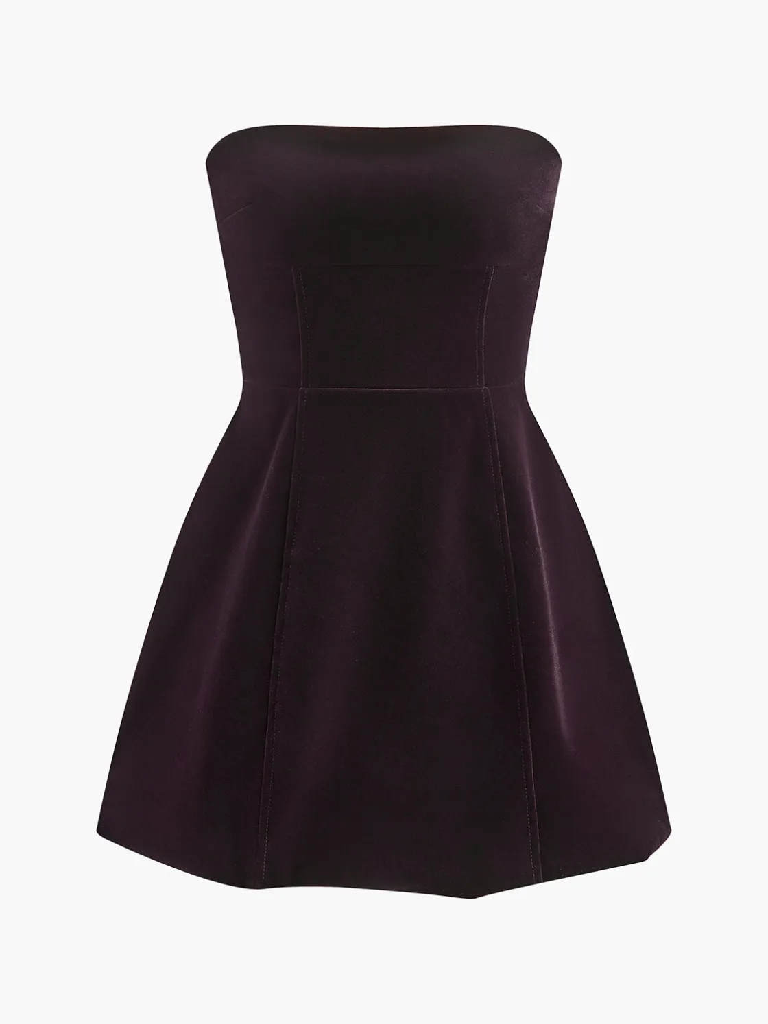COMMENSE Two Way Bow-Decor Velvet Tube Dress* Dresses