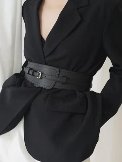 COMMENSE Two Way Cowhide Belt* Belts & Chain|Accessories