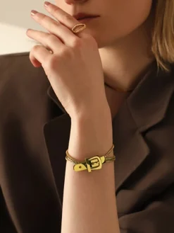 COMMENSE Unisex Triple Chain Bracelet* Rings & Bracelets|Accessories