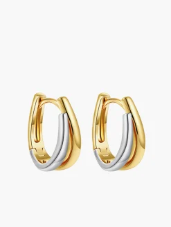 COMMENSE U-Shape Tunnel Hoop Earrings* Earrings|Accessories