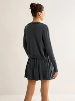 COMMENSE Utility Knit Three-Piece Skirt Set* Sweater Tops|Skirts