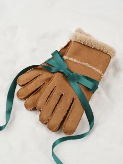 COMMENSE Utility Lambswool Suede Gloves* Accessories