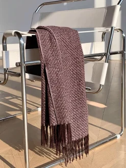COMMENSE Utility Plain Tassel Scarf* Accessories
