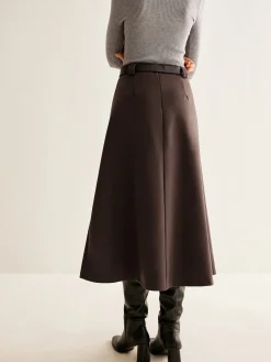 COMMENSE Utility Pleated Belted Skirt* Skirts|Bottoms