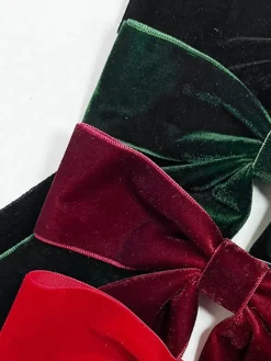 COMMENSE Velvet Bow Hair Clip* Hair Claws & Hats|Accessories