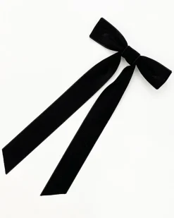COMMENSE Velvet Bow Ribbon Hairpin* Hair Claws & Hats|Accessories