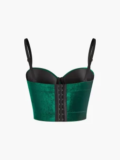 COMMENSE Velvet Corset Cami Top* Corset Tops|Tank Tops & Camis