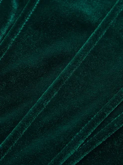 COMMENSE Velvet Piping Corset* Tops