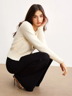 COMMENSE Versatile Metal Button Knit Outerwear* Sweater Tops|Outerwear