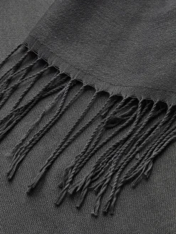 COMMENSE Versatile Plain Tassel Scarf* Accessories