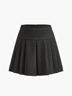 COMMENSE Versatile Pleated Mini Skirt* Skirts|Bottoms