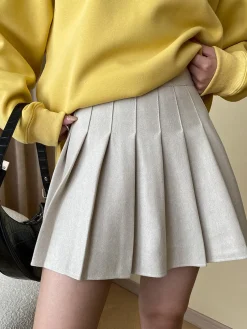 COMMENSE Versatile Pleated Mini Skirt* Skirts|Bottoms