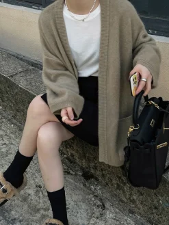 COMMENSE Versatile Pockets Oversized Cardigan* Cardigans|Sweaters & Cardigans