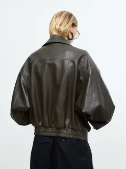 COMMENSE Versatile Shift PU Leather Jacket* Outerwear|Jackets