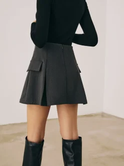 COMMENSE Versatile Side Pleated Mini Skirt* Skirts|Bottoms