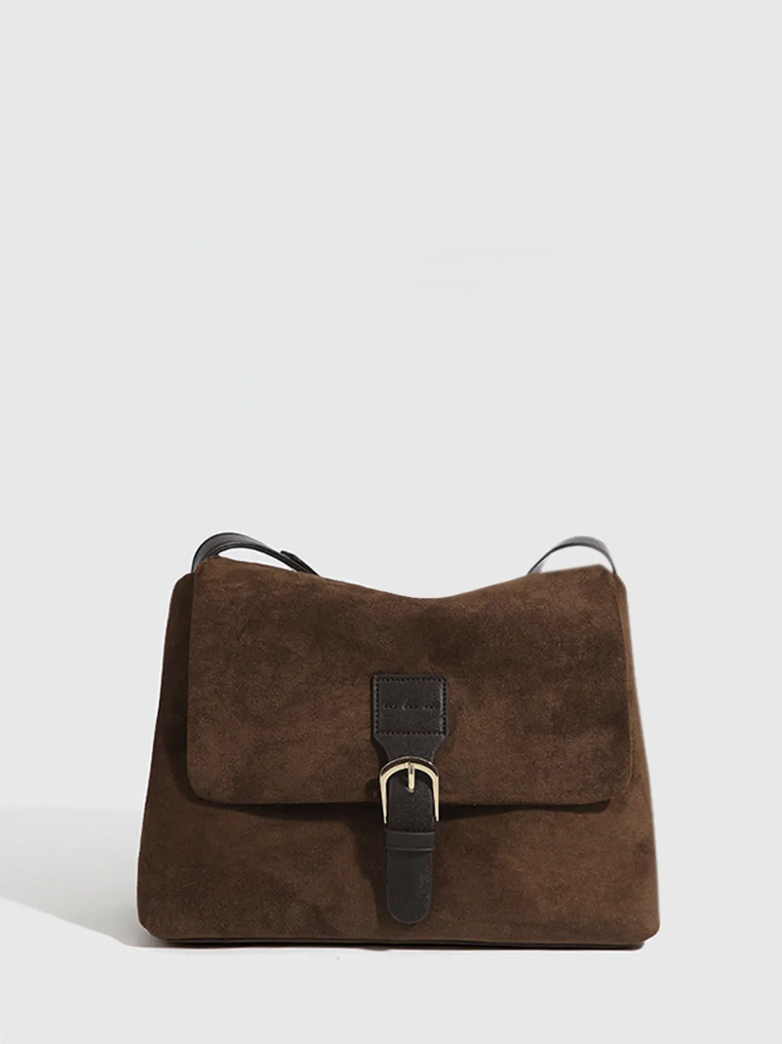 COMMENSE Vintage Buckle Flap Shoulder Bag* Bags|Accessories