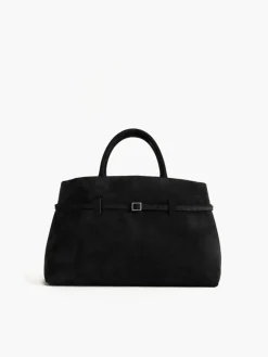 COMMENSE Vintage Buckle-Design Top-Handle Bag* Bags|Accessories