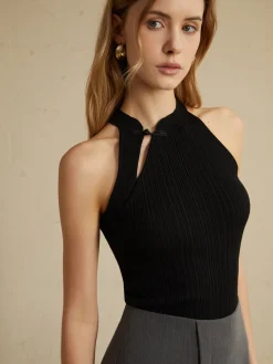 COMMENSE Vintage Button Sweater Vest* Sweater Vests|Sweaters & Cardigans