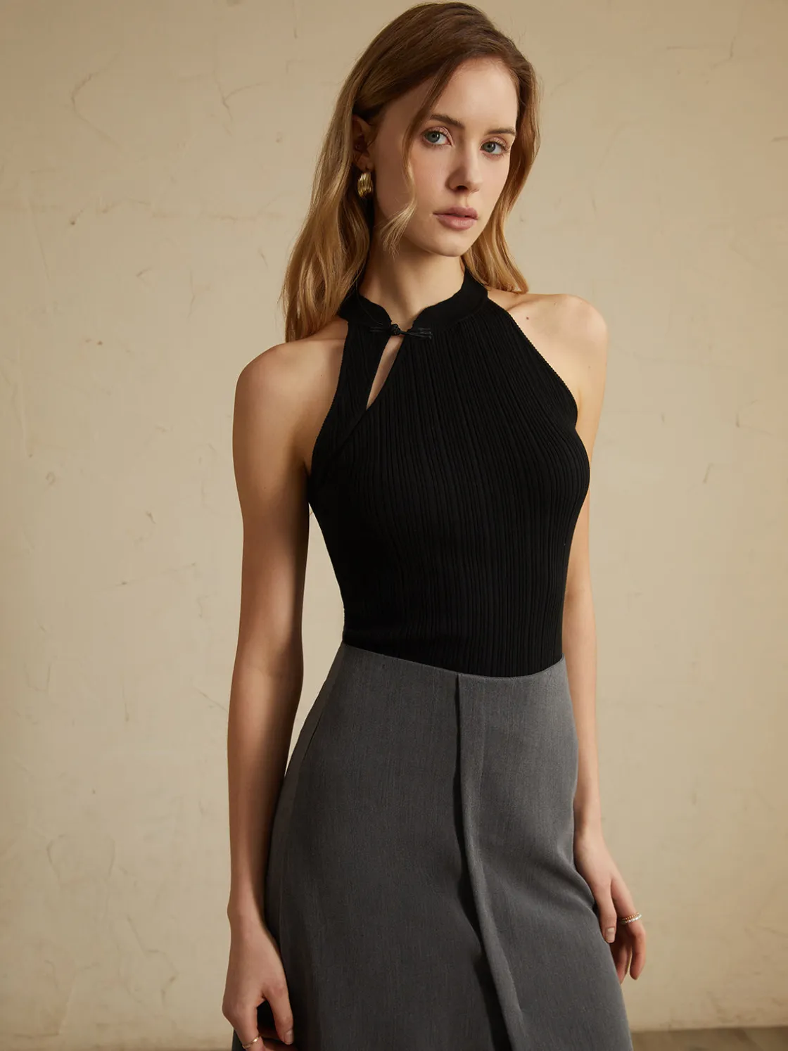 COMMENSE Vintage Button Sweater Vest* Sweater Vests|Sweaters & Cardigans