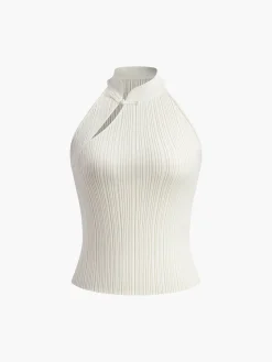 COMMENSE Vintage Button Sweater Vest* Sweater Vests|Sweaters & Cardigans